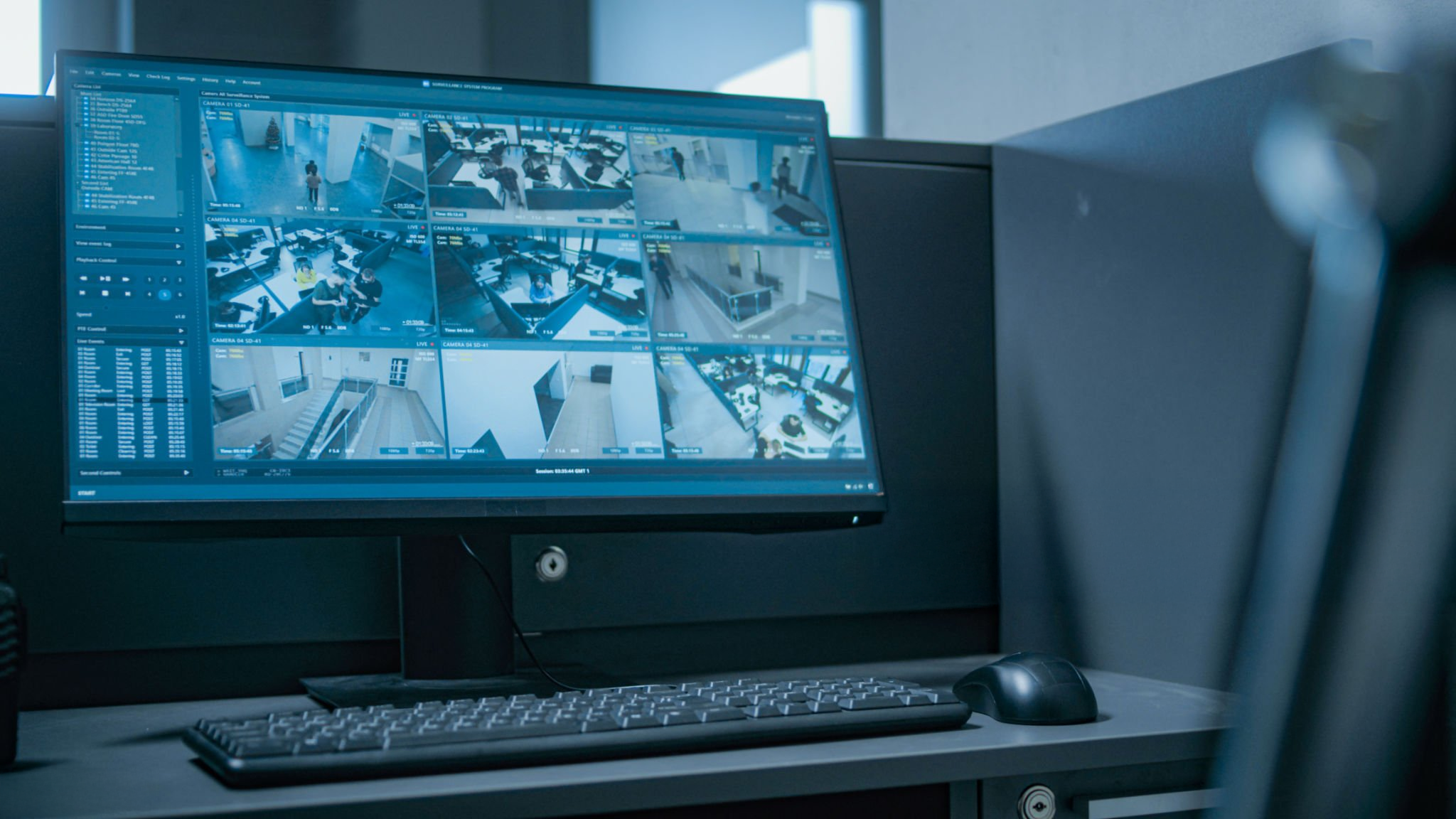 Professional surveillance monitoring center